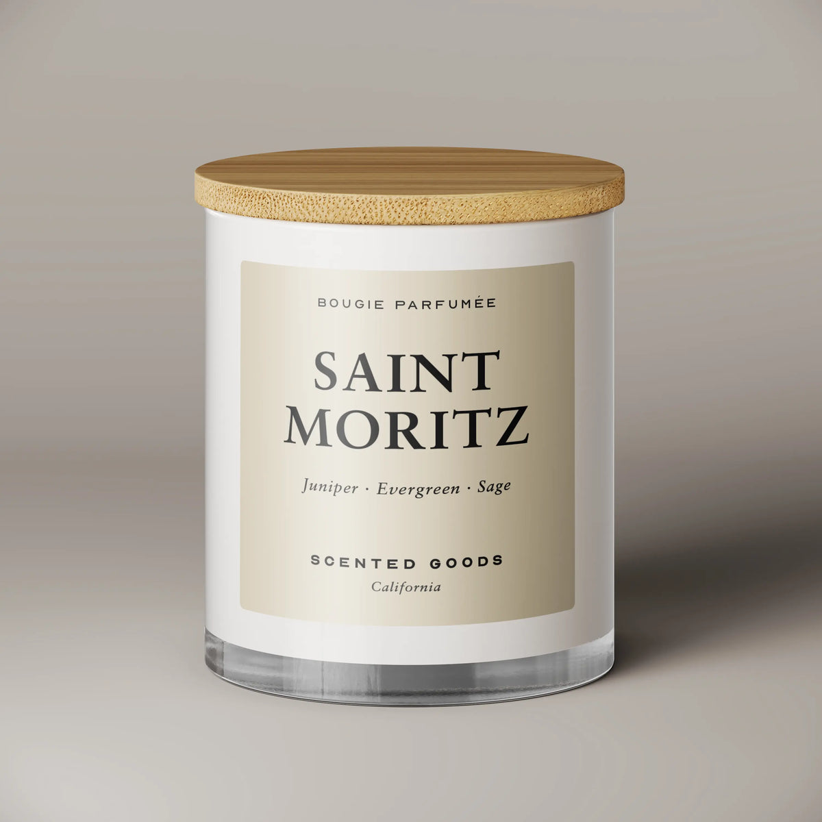 Saint Moritz scented candle by Scented Goods